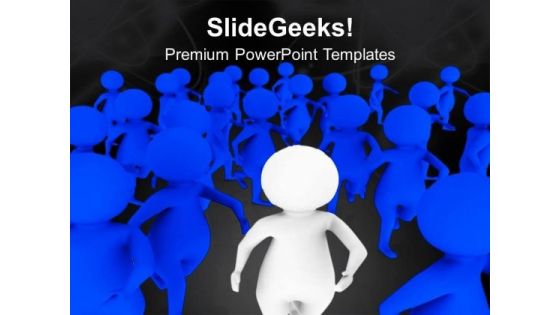 Run Fast For Business Growth PowerPoint Templates Ppt Backgrounds For Slides 0613