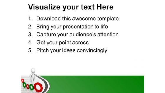 Run Fast For Target Achievement PowerPoint Templates Ppt Backgrounds For Slides 0613