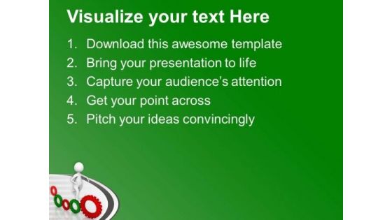 Run Fast For Target Achievement PowerPoint Templates Ppt Backgrounds For Slides 0613