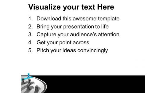 Run Fast To Come First In Business PowerPoint Templates Ppt Backgrounds For Slides 0613