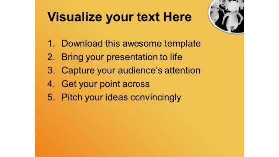 Run For Success And Profit PowerPoint Templates Ppt Backgrounds For Slides 0613