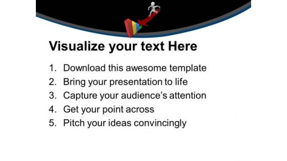 Run To Find Success PowerPoint Templates Ppt Backgrounds For Slides 0713
