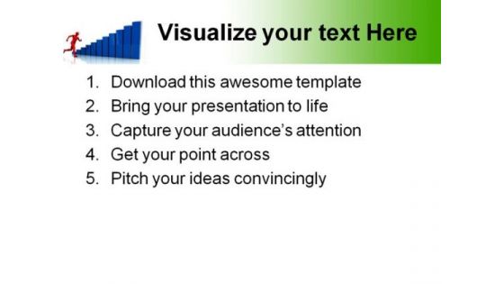 Run To Success Business PowerPoint Themes And PowerPoint Slides 0811