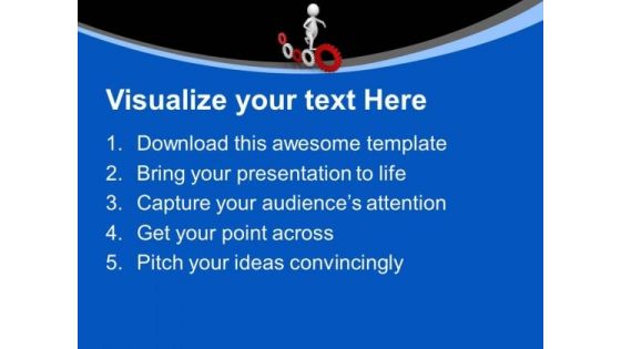 Run Towards Success And Excellence PowerPoint Templates Ppt Backgrounds For Slides 0613