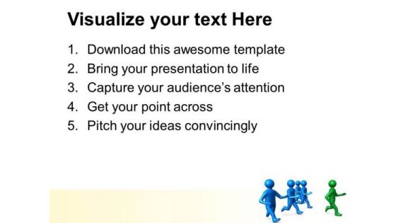 Running Behind Leader Business PowerPoint Templates And PowerPoint Themes 0512