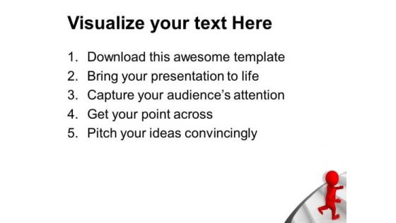 Running For New Career Opportunties PowerPoint Templates Ppt Backgrounds For Slides 0613