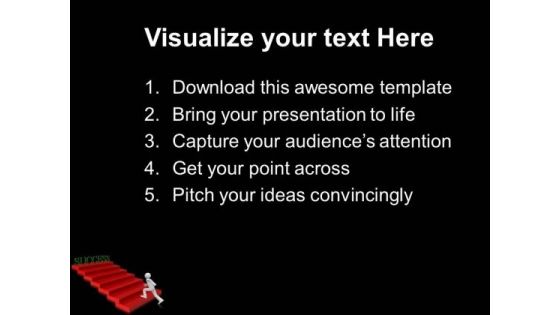Running For Success PowerPoint Templates And PowerPoint Themes 0512
