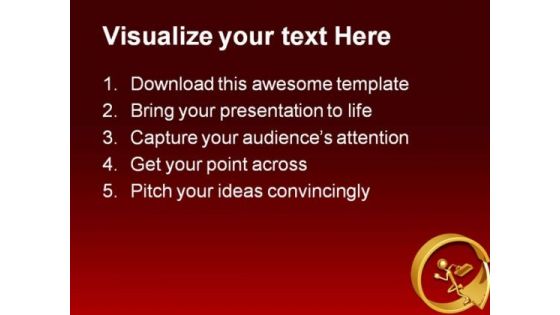 Running In Circle Arrow Business PowerPoint Templates And PowerPoint Backgrounds 0711