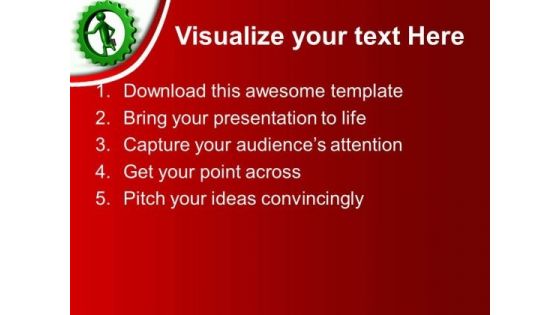 Running Inside Gear Business PowerPoint Templates And PowerPoint Themes 0512