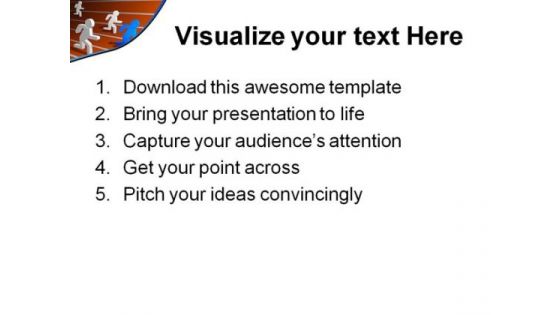 Running Man Success PowerPoint Themes And PowerPoint Slides 0811