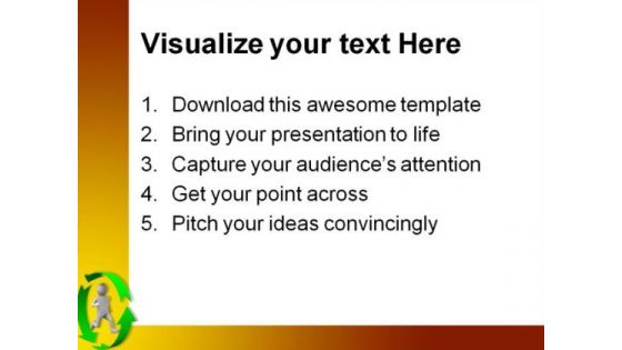 Running Person Success PowerPoint Templates And PowerPoint Backgrounds 0811
