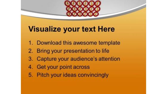 Running Persons In Gears Business PowerPoint PowerPoint Templates Ppt Backgrounds For Slides 1112