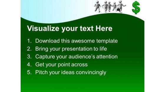 Running Towards Dollar Finance PowerPoint Templates And PowerPoint Themes 0512