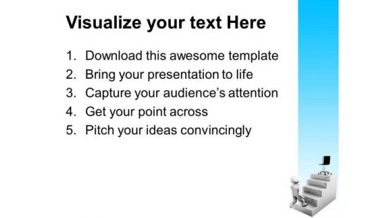 Running Towards The Goal Achievement Future PowerPoint Templates Ppt Backgrounds For Slides 0413