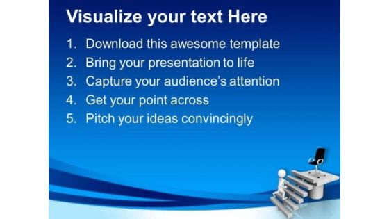 Running Towards Your Target PowerPoint Templates Ppt Backgrounds For Slides 0713