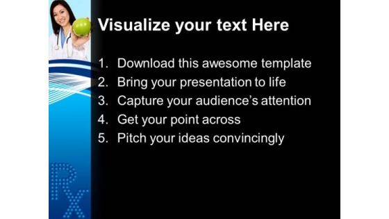 Rx Medical Symbol PowerPoint Templates And PowerPoint Themes 0812