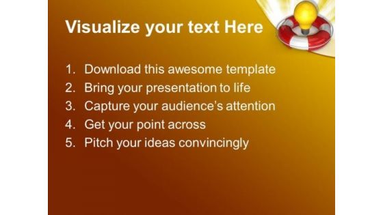 Safety Light Technology PowerPoint Templates And PowerPoint Themes 0912