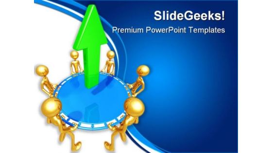 Safety Net Bouncing An Arrow Business PowerPoint Templates And PowerPoint Backgrounds 0811