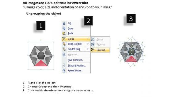 Sagment Doughnut Shape With Six Stage Ppt Components Of Business Plan PowerPoint Slides