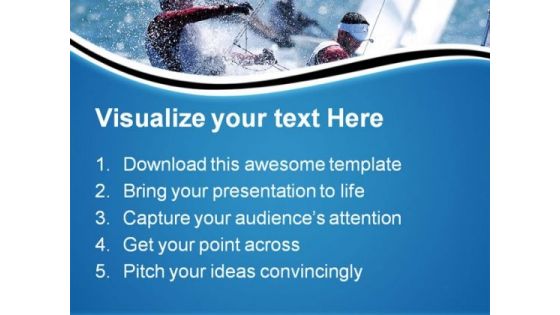 Sailing Man Game PowerPoint Themes And PowerPoint Slides 0711