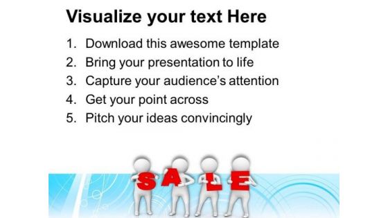 Sale 3d Text Illustration PowerPoint Templates Ppt Backgrounds For Slides 0813