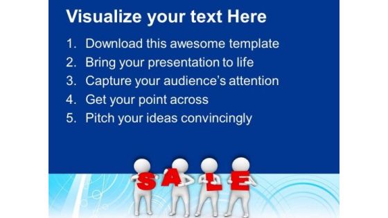 Sale 3d Text Illustration PowerPoint Templates Ppt Backgrounds For Slides 0813