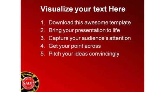 Sale Tag Marketing PowerPoint Themes And PowerPoint Slides 0811