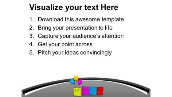 Sales And Marketing Concept With Shopping Bags PowerPoint Templates Ppt Backgrounds For Slides 0413