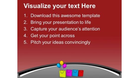 Sales And Marketing Concept With Shopping Bags PowerPoint Templates Ppt Backgrounds For Slides 0413