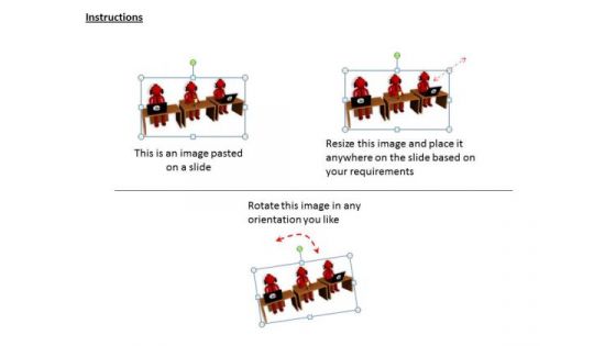Sales Concepts 3d Image Of Call Center Executives Characters