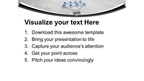 Sales Depends On Networking PowerPoint Templates Ppt Backgrounds For Slides 0513