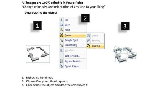 Sales Diagram 3d Arrows Style 1 Marketing Diagram