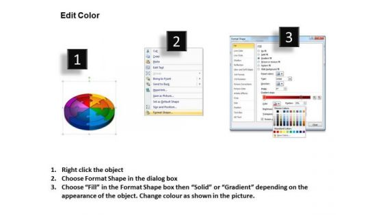 Sales Diagram 3d Circle Puzzle Diagram 8 Stages Slide Layout Business Finance Strategy Development