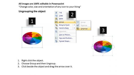 Sales Diagram 3d Circle Puzzle Diagram 9 Stages Mba Models And Frameworks