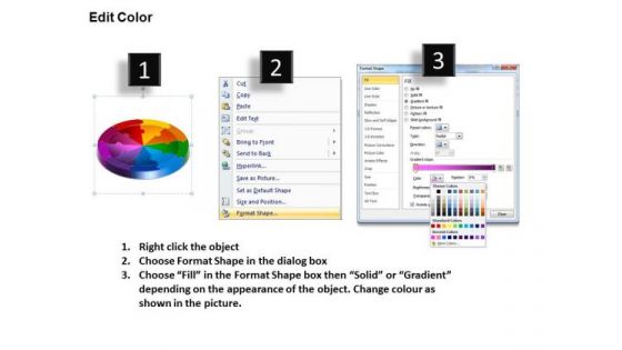 Sales Diagram 3d Circle Puzzle Diagram 9 Stages Mba Models And Frameworks