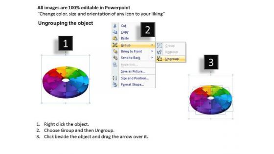 Sales Diagram 3d Circular Process Cycle Diagram Chart 10 Stages Design 3 Business Diagram