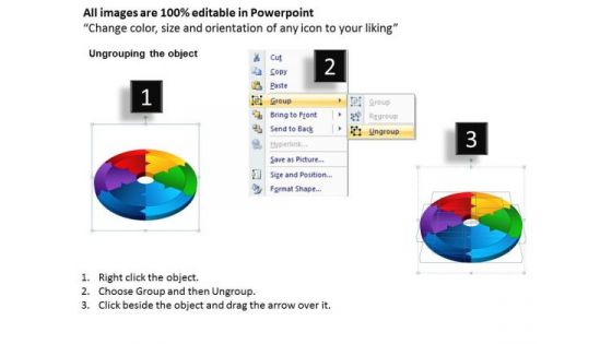 Sales Diagram 3d Circular Process Cycle Diagram Templates Strategy Diagram
