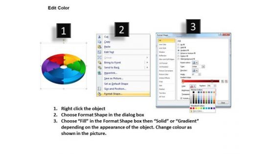 Sales Diagram 3d Circular Process Cycle Diagram Templates Strategy Diagram