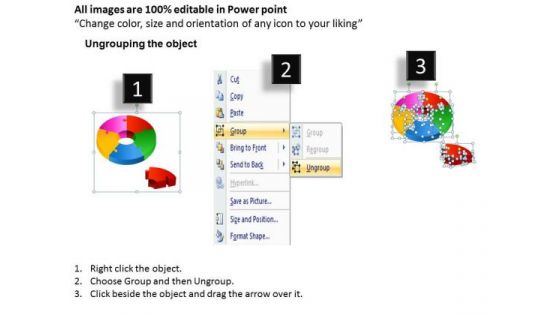 Sales Diagram 3d Circular Puzzle With Pieces Consulting Diagram
