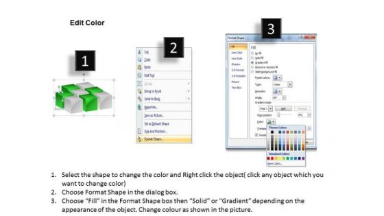 Sales Diagram 3d Cube Building Cube By Cube Business Diagram