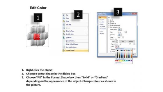 Sales Diagram 3d Cubes With Numbers Business Diagram
