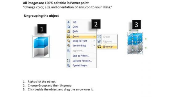 Sales Diagram 3d Cubes With Numbers Marketing Diagram