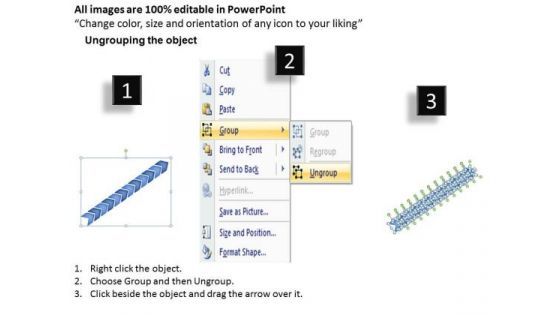 Sales Diagram 3d Linear Arrow 12 Stages Marketing Diagram
