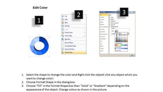 Sales Diagram 3d List Circular Consulting Diagram