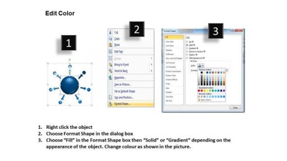 Sales Diagram 3d List Circular Diagram Business Diagram