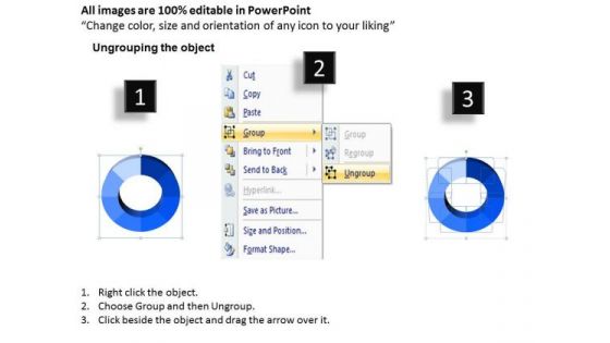 Sales Diagram 3d List Circular Marketing Diagram