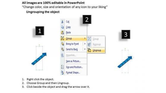 Sales Diagram 3d Puzzle Arrow 8 Stages Business Diagram