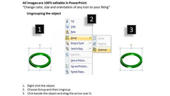 Sales Diagram 3d Rings 11 Stages Consulting Diagram