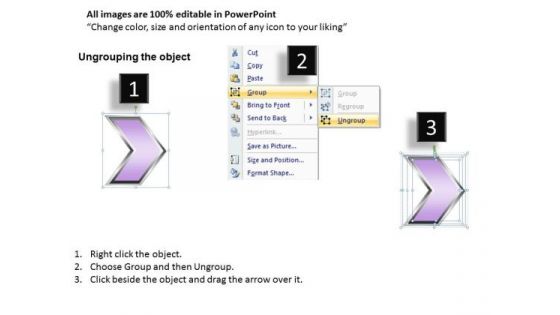 Sales Diagram Arrow Process 2 Stages Style 2