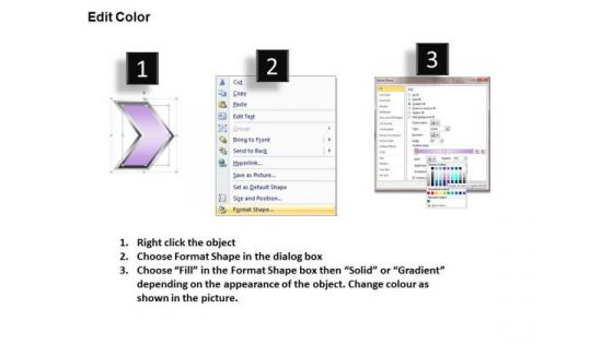 Sales Diagram Arrow Process 2 Stages Style 2